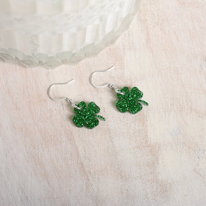 Dangly Shamrock Earrings