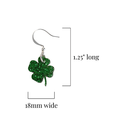 Dangly Shamrock Earrings