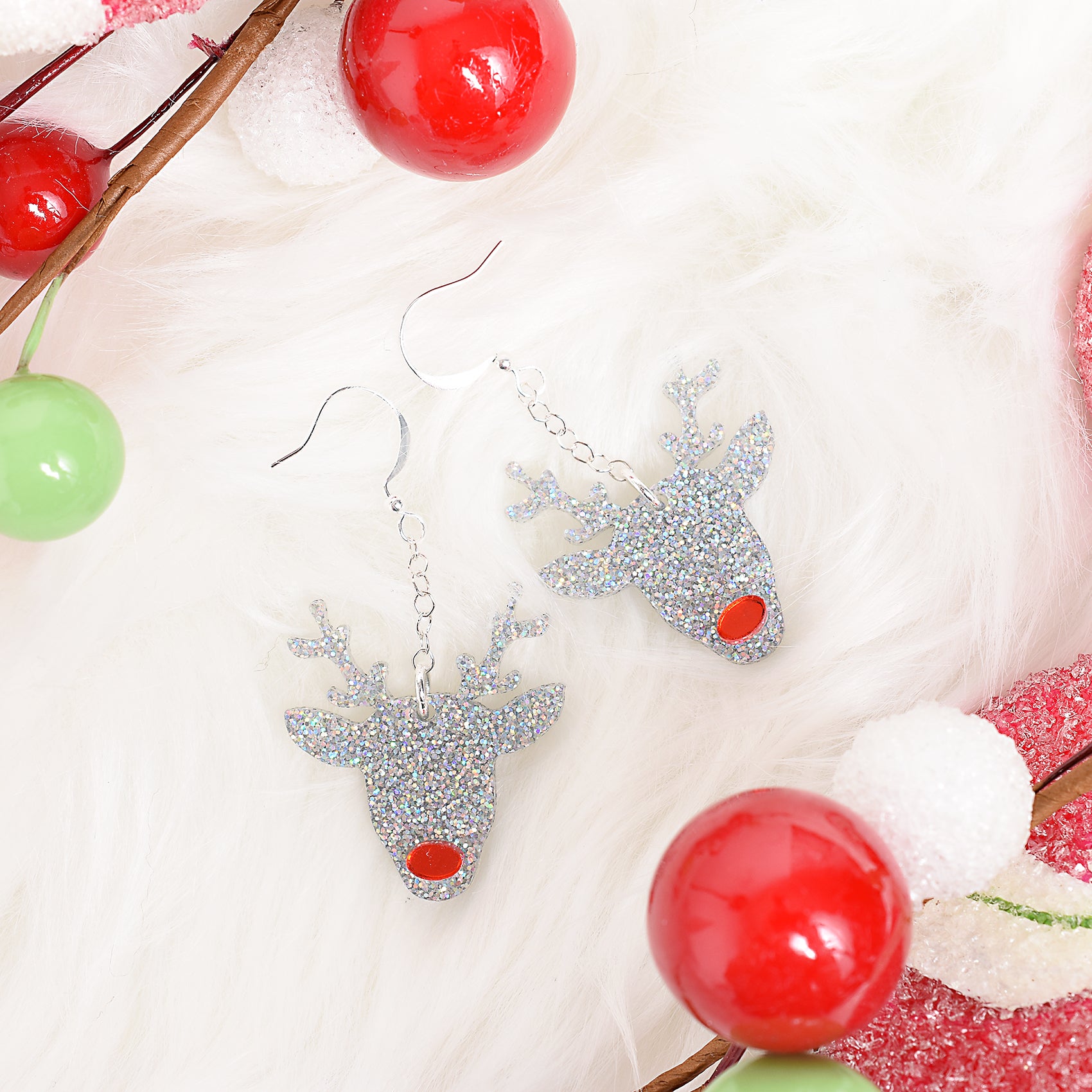 Festive Christmas Statement Earrings