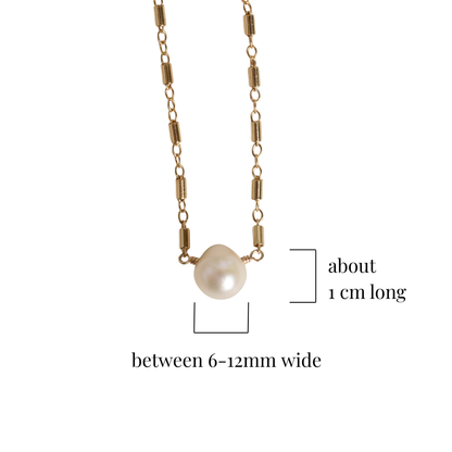 Pearl pendant dimensions