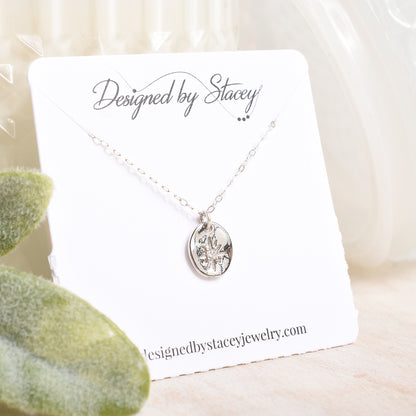 The Drew Necklace in Silver