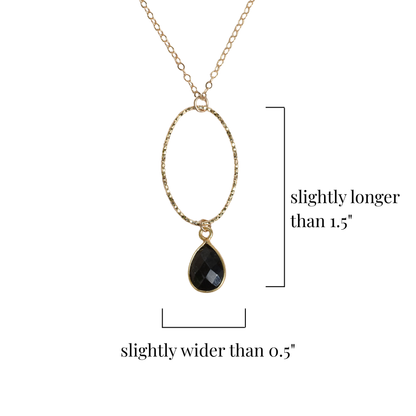 Pendant size for the Lili Necklace 