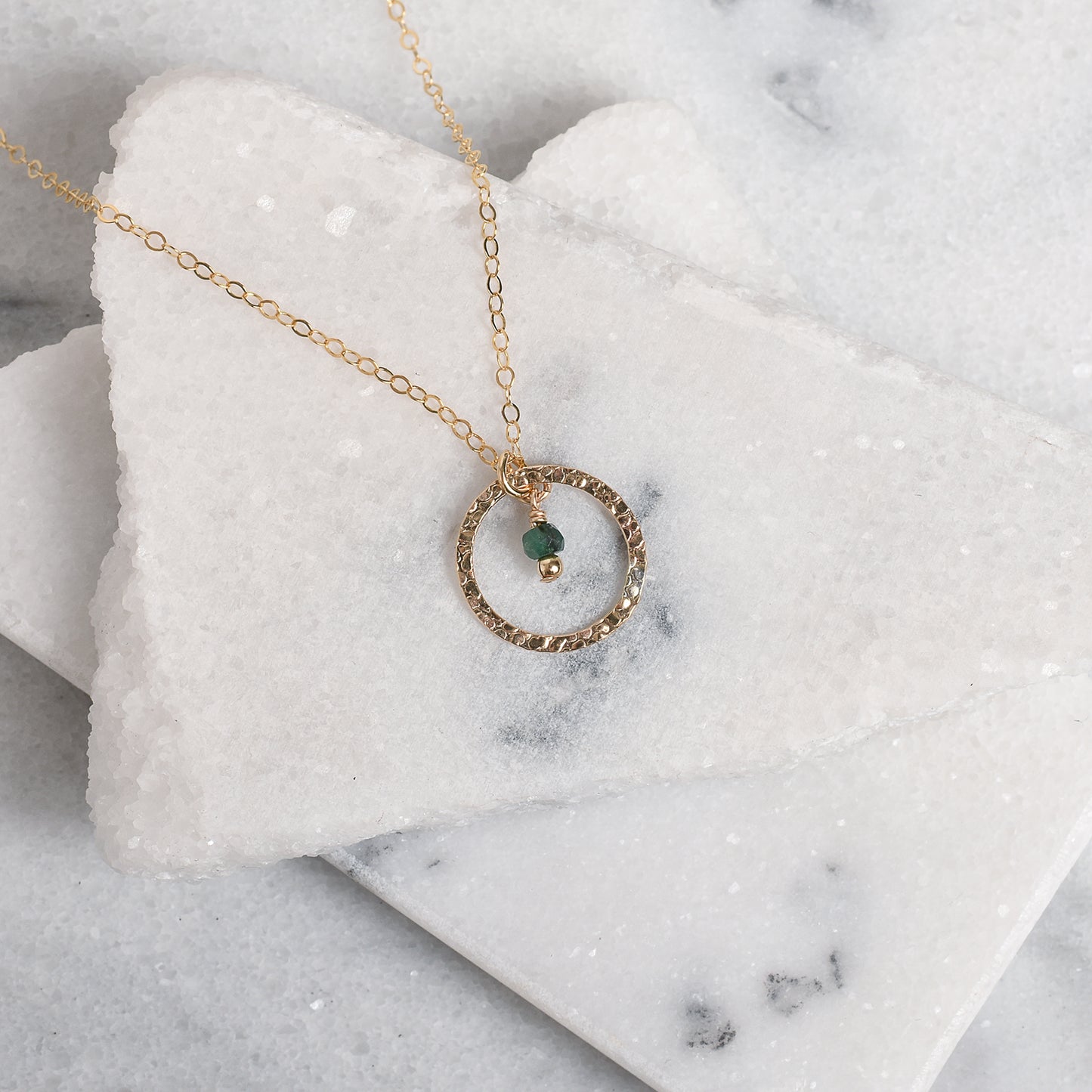 May Birthstone Necklace