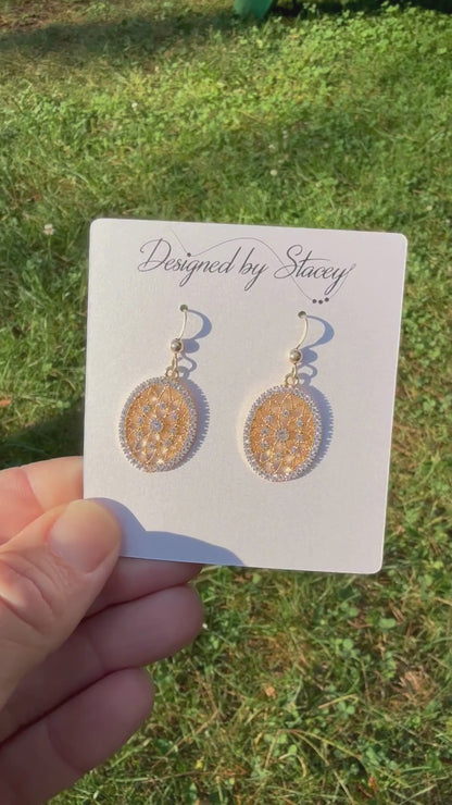The Bette Earrings in Gold