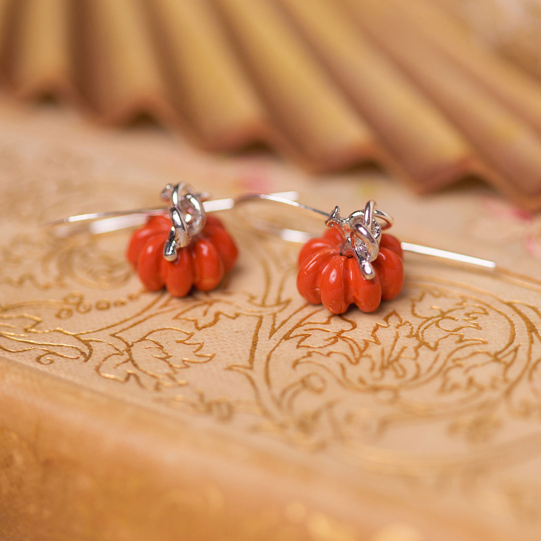 Imperfect Pumpkin Earrings