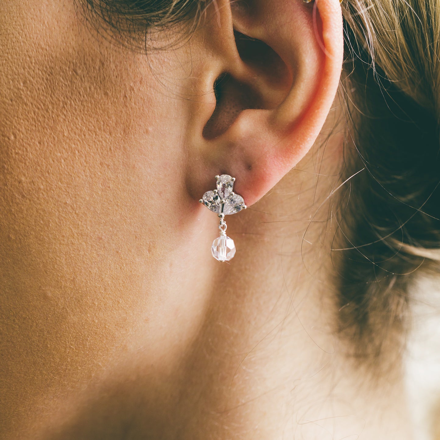 Dainty Wedding Earrings