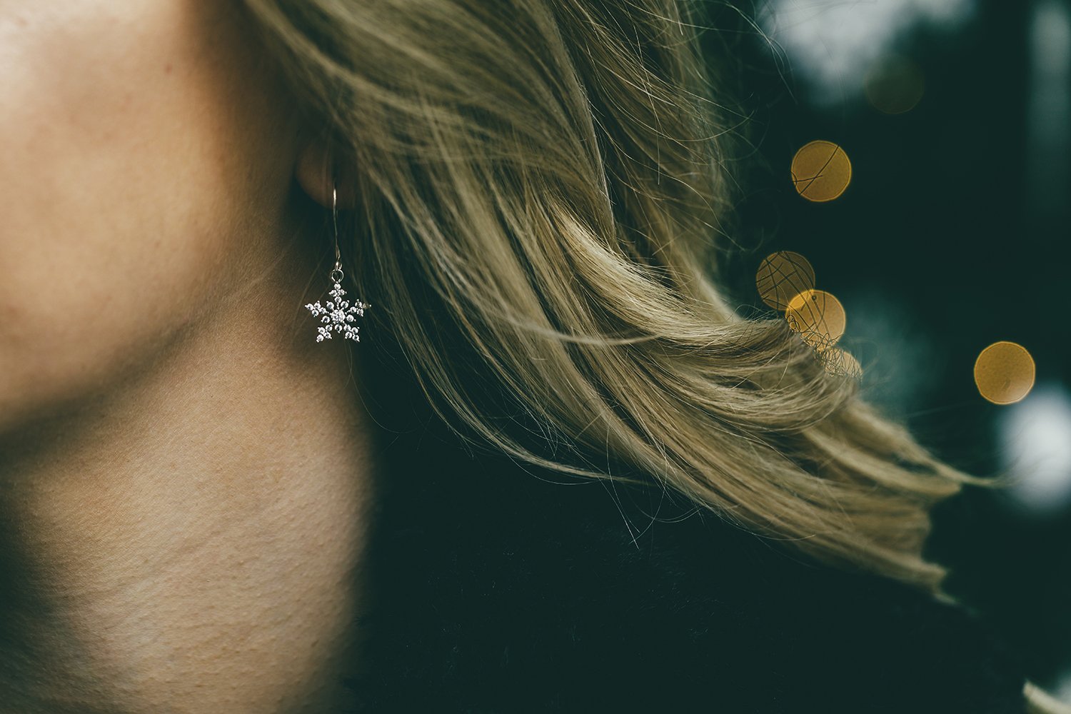 Dangly Snowflake Earrings