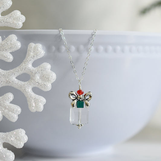 Christmas Present Necklace 