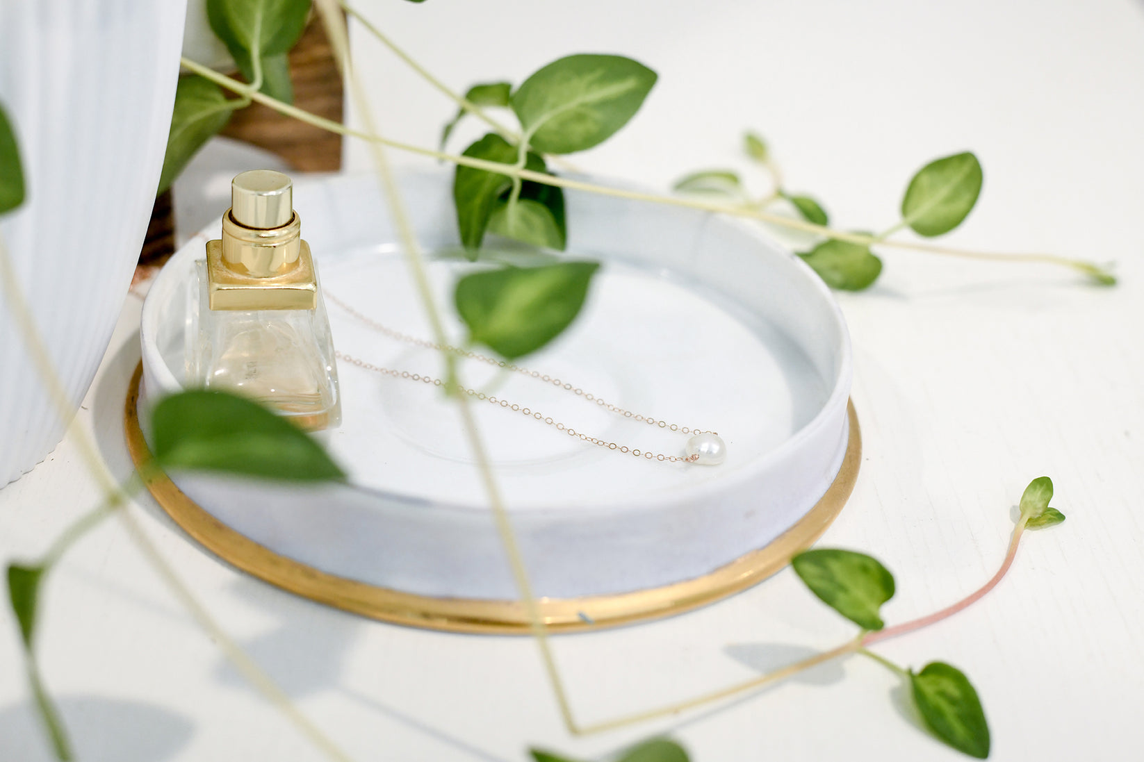 The Constance Necklace in Rose Gold – Designed by Stacey Jewelry, LLC