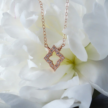 Rose Gold Layering Necklace 