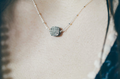 Druzy Gemstone Necklace 