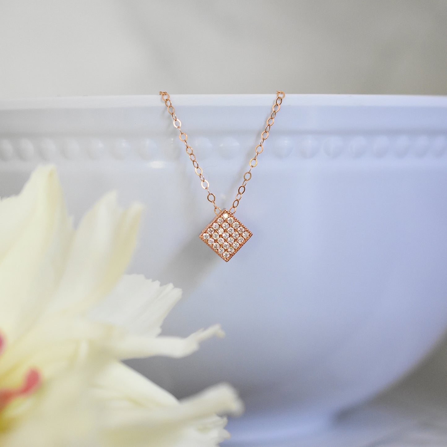 Dainty Rose Gold Necklace 