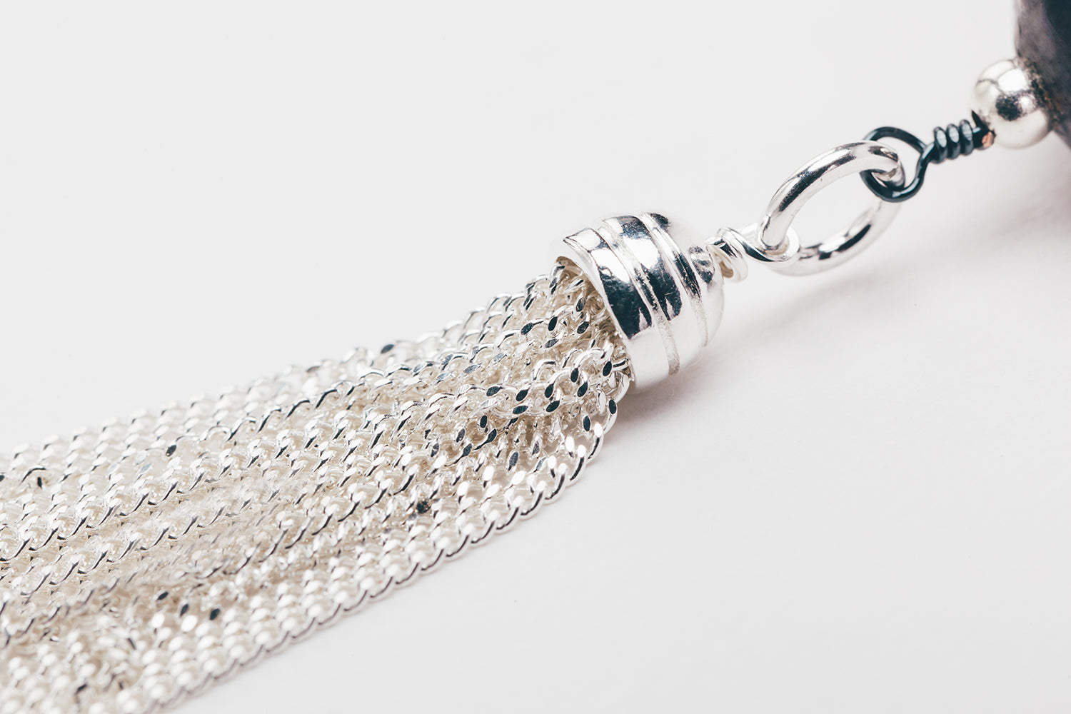Sterling Silver Tassel Necklace