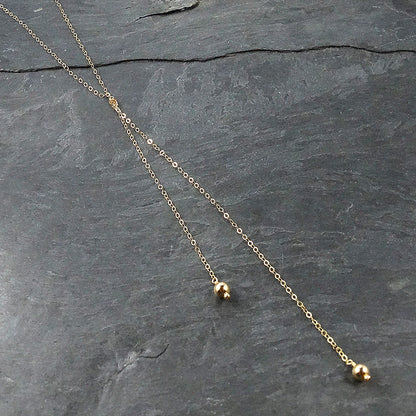 Knotted Gold Necklace