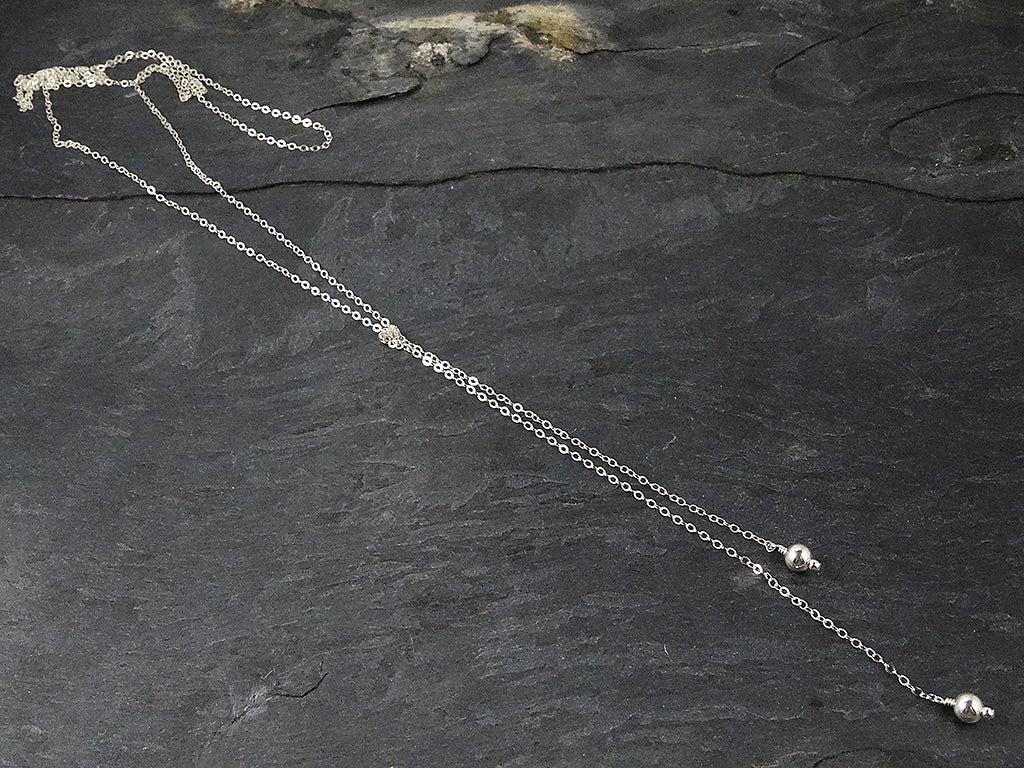 Trendy Silver Necklace 