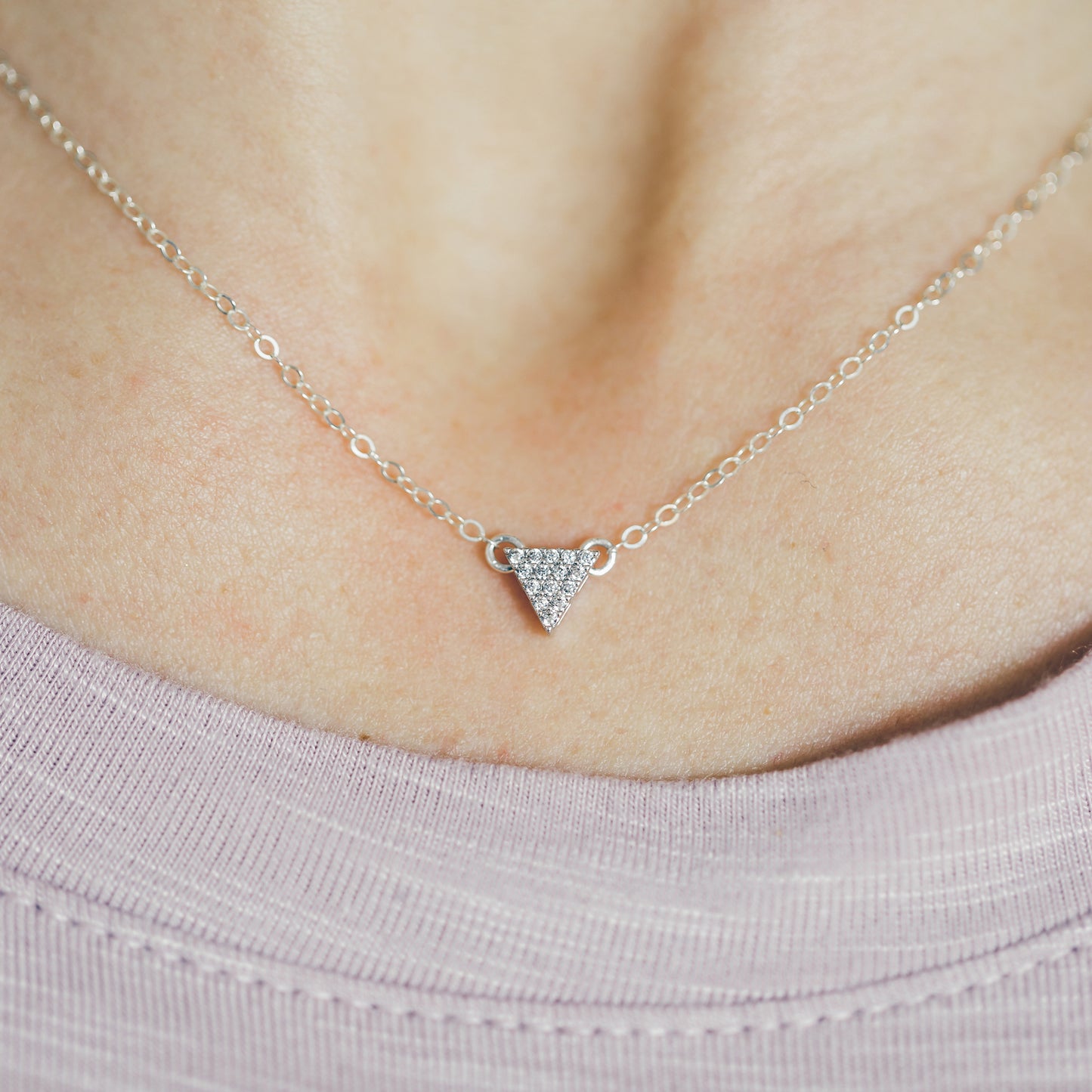 Short Collarbone Pendant Necklace 