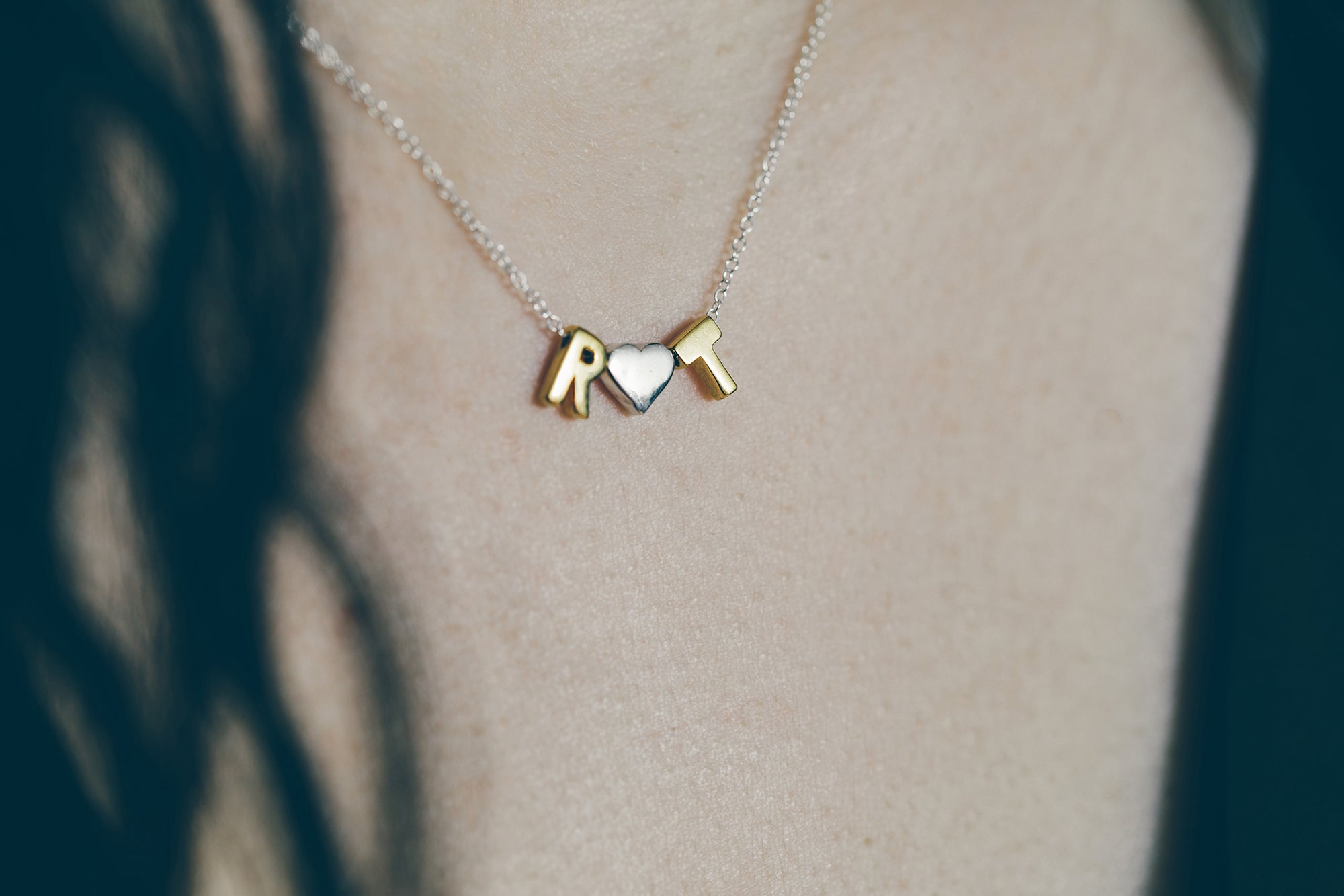 Personalized Alphabet Necklace, Letter Jewelry, Silver or Gold-Filled ...