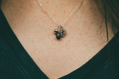 January Birthstone Pendant Necklace 