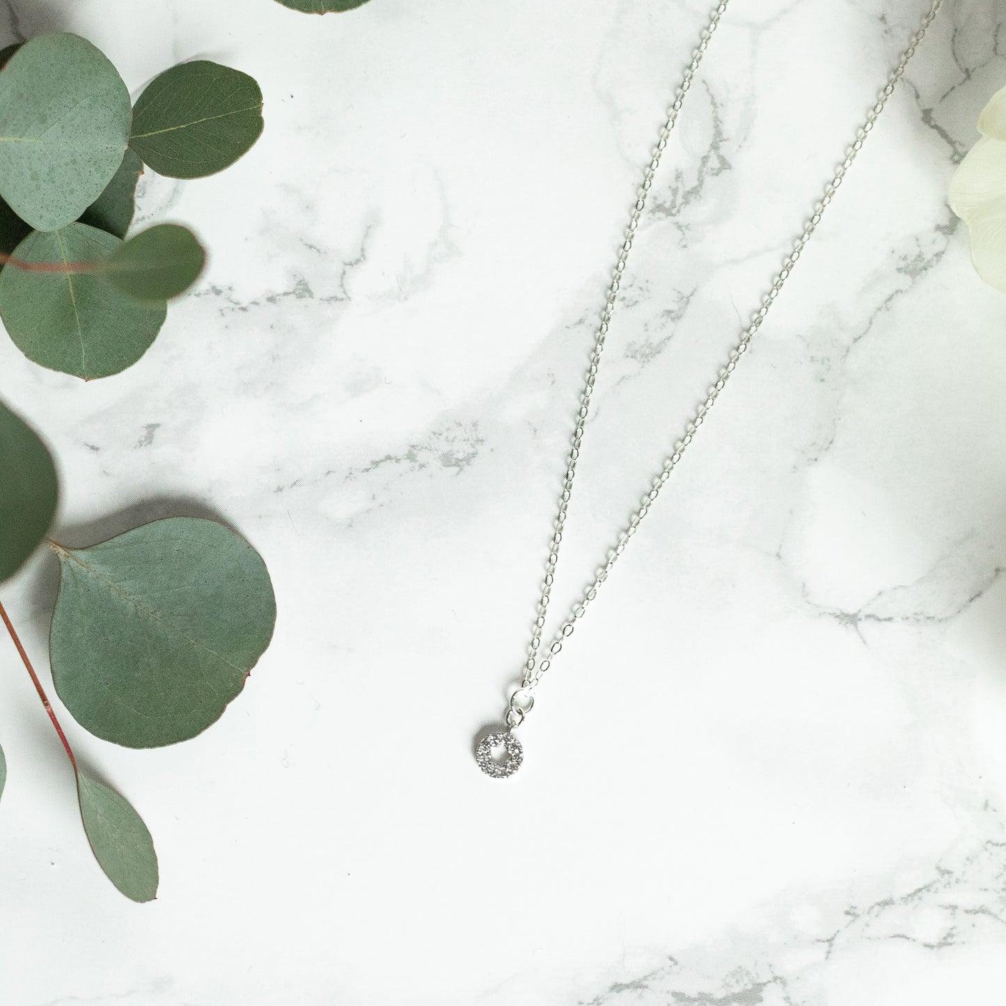 The Becki Necklace in Silver 