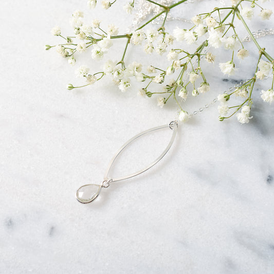 The Ashley Necklace in Silver 