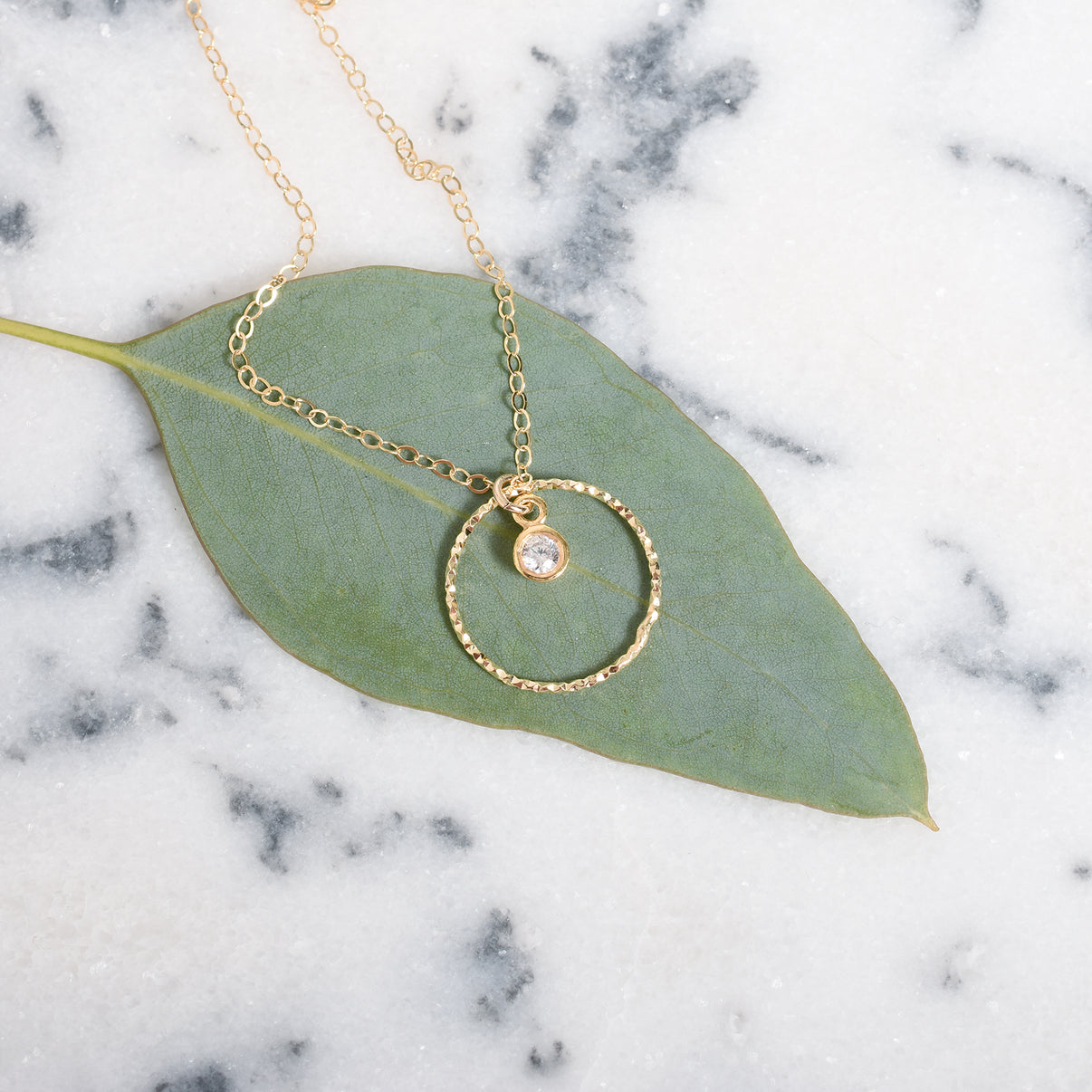 The Farrah Necklace in Gold – Designed by Stacey Jewelry, LLC