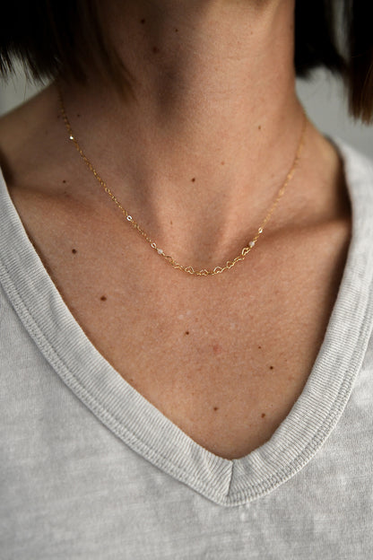 Modeled Necklace in Gold