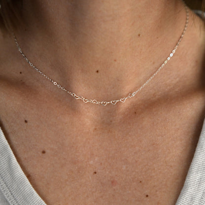 Modeled Necklace in Silver