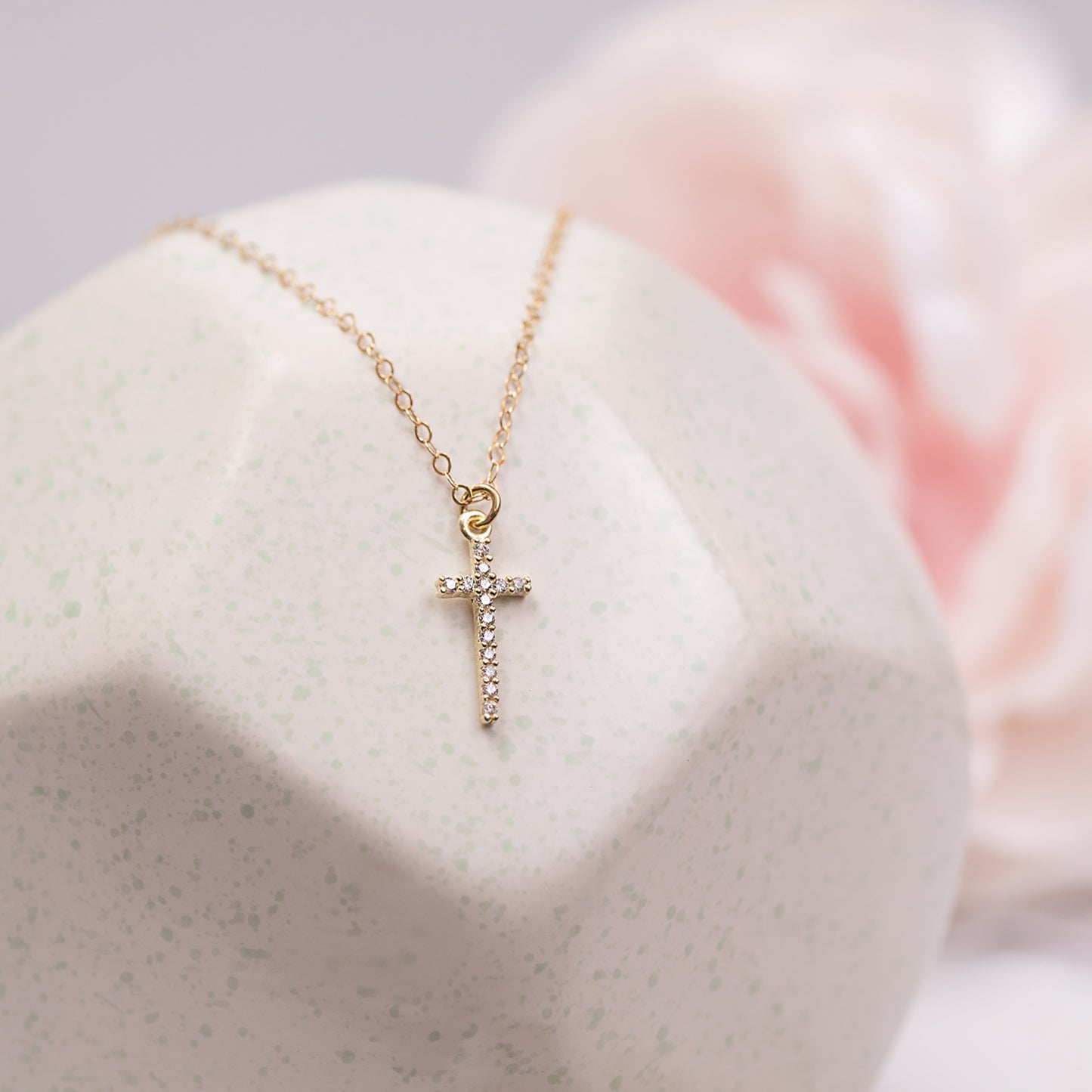 Cross Pendant Necklace for Her 
