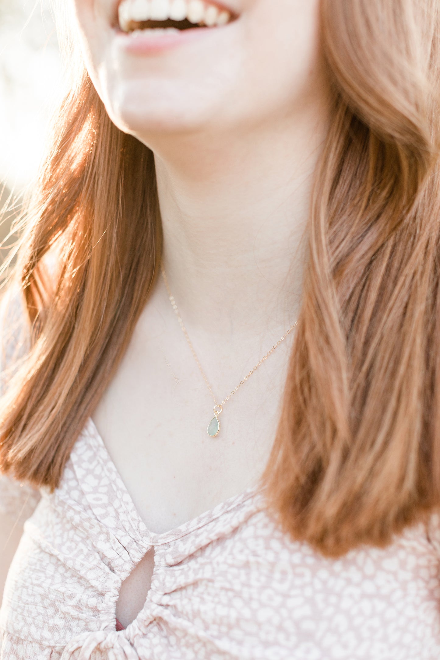 Modeled Gold Necklace 