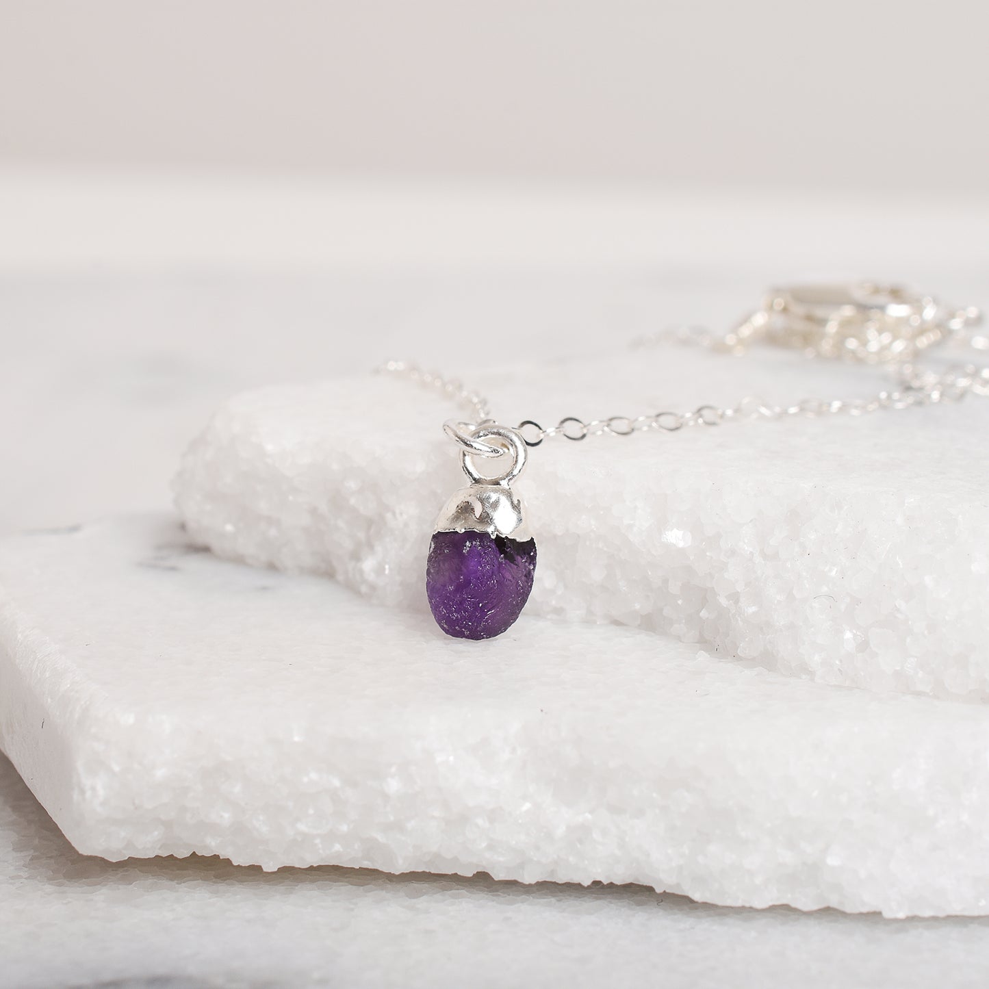 Raw Amethyst Jewelry