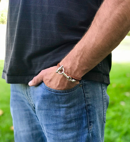 Rugged Leather Bracelet 