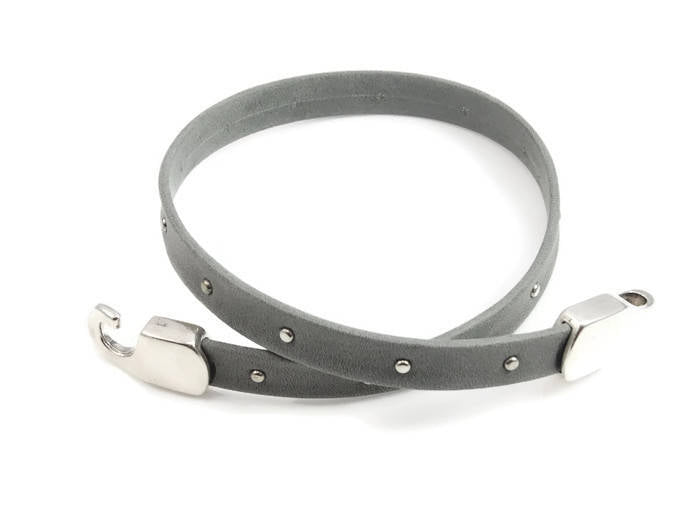 Grey Wrap Bracelet 