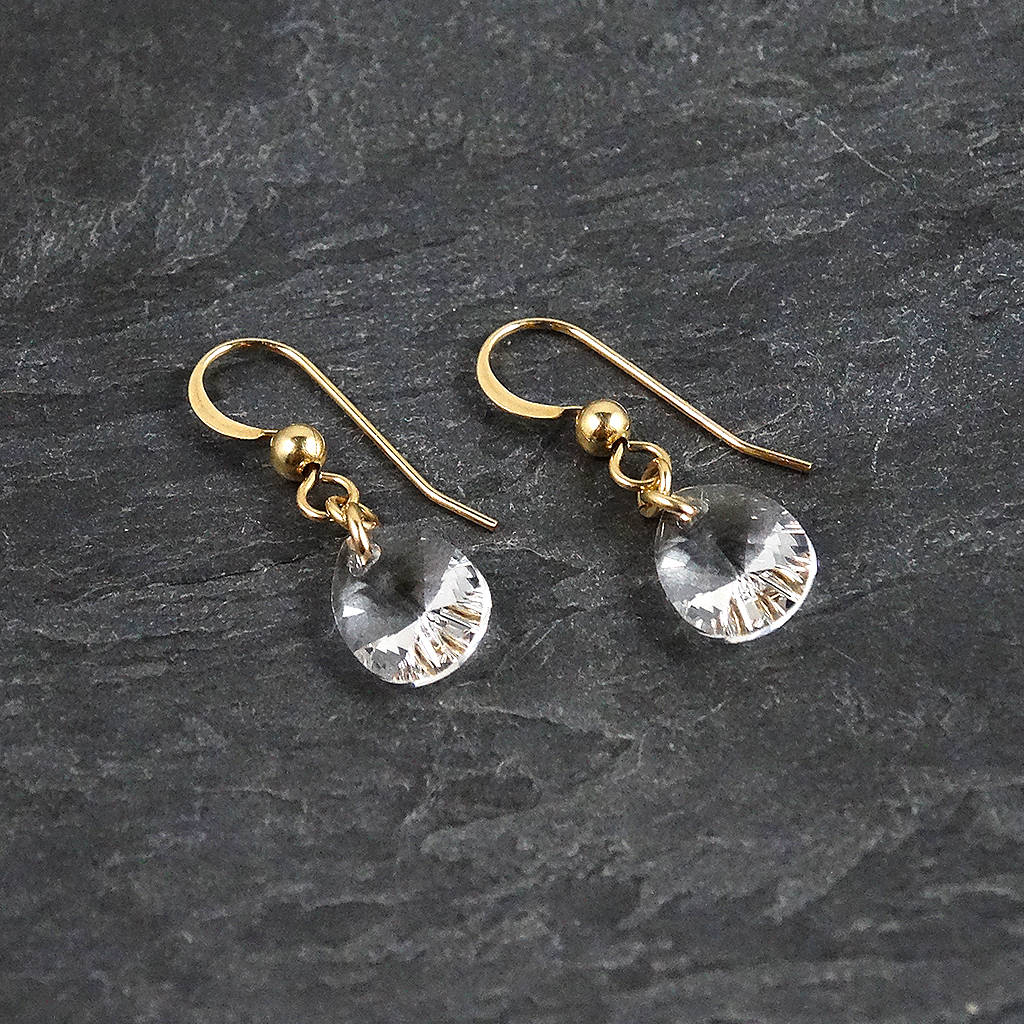 Delicate Crystal Earrings