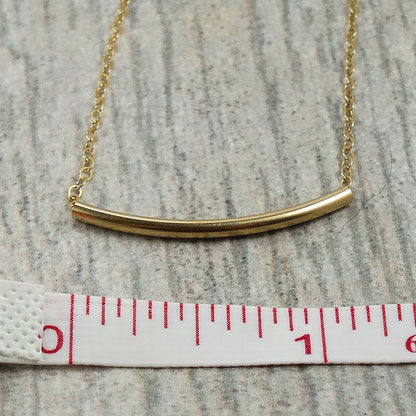Gold Bar Necklace 