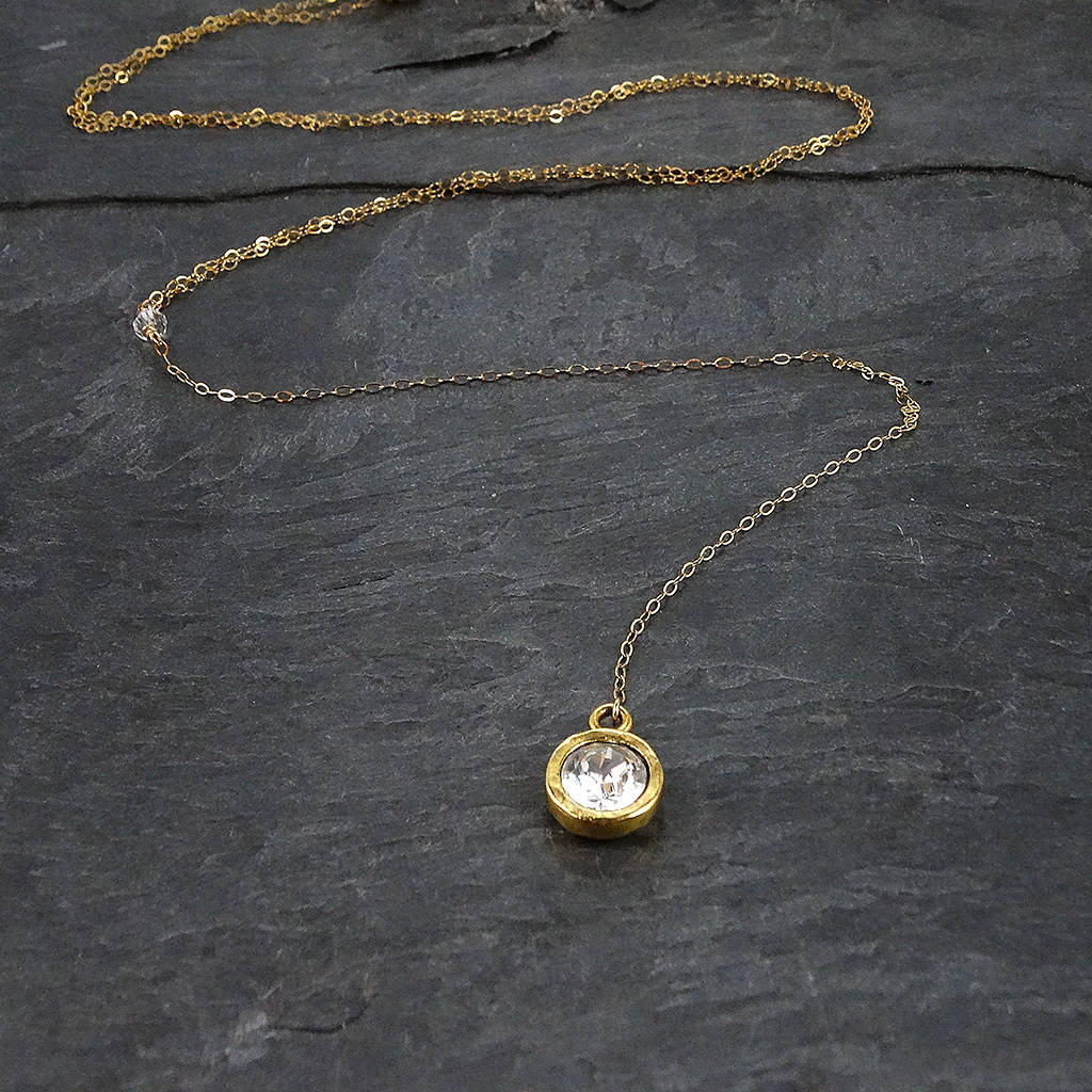 Gold Y Necklace 