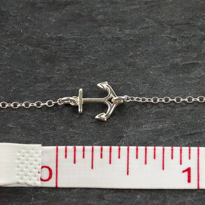 Tiny Anchor Bracelet 