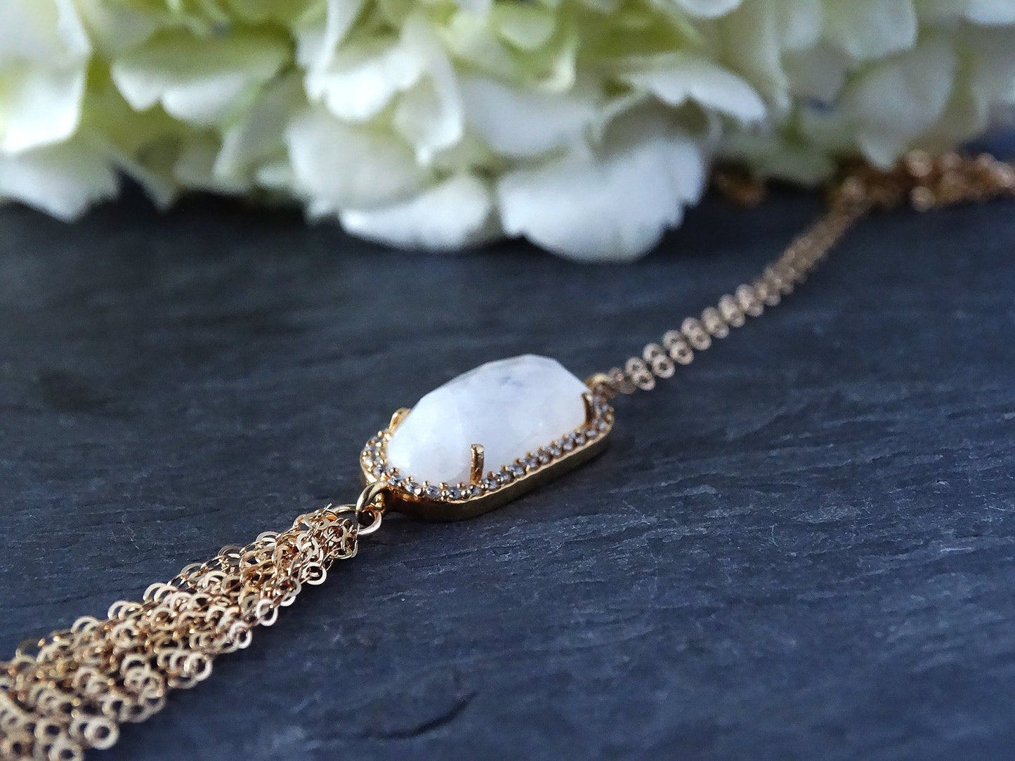 Moonstone Boho Necklace