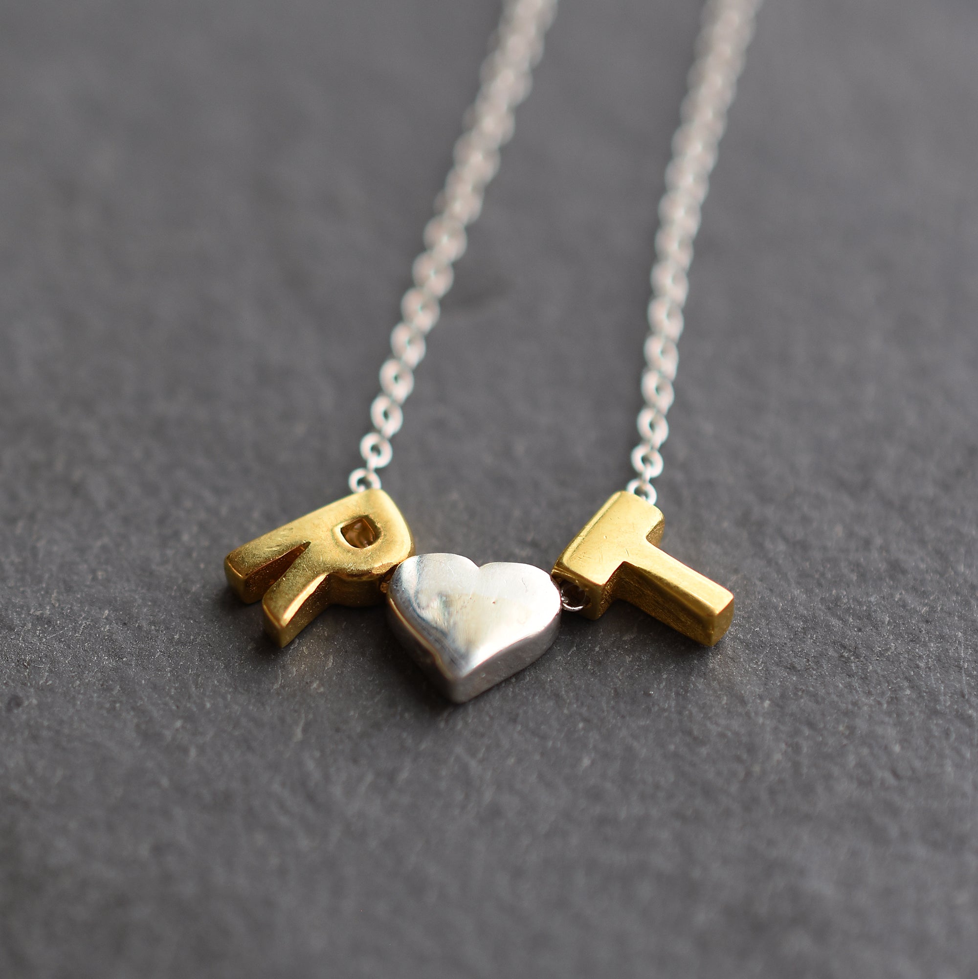 Personalized Alphabet Necklace, Letter Jewelry, Silver or Gold-Filled ...