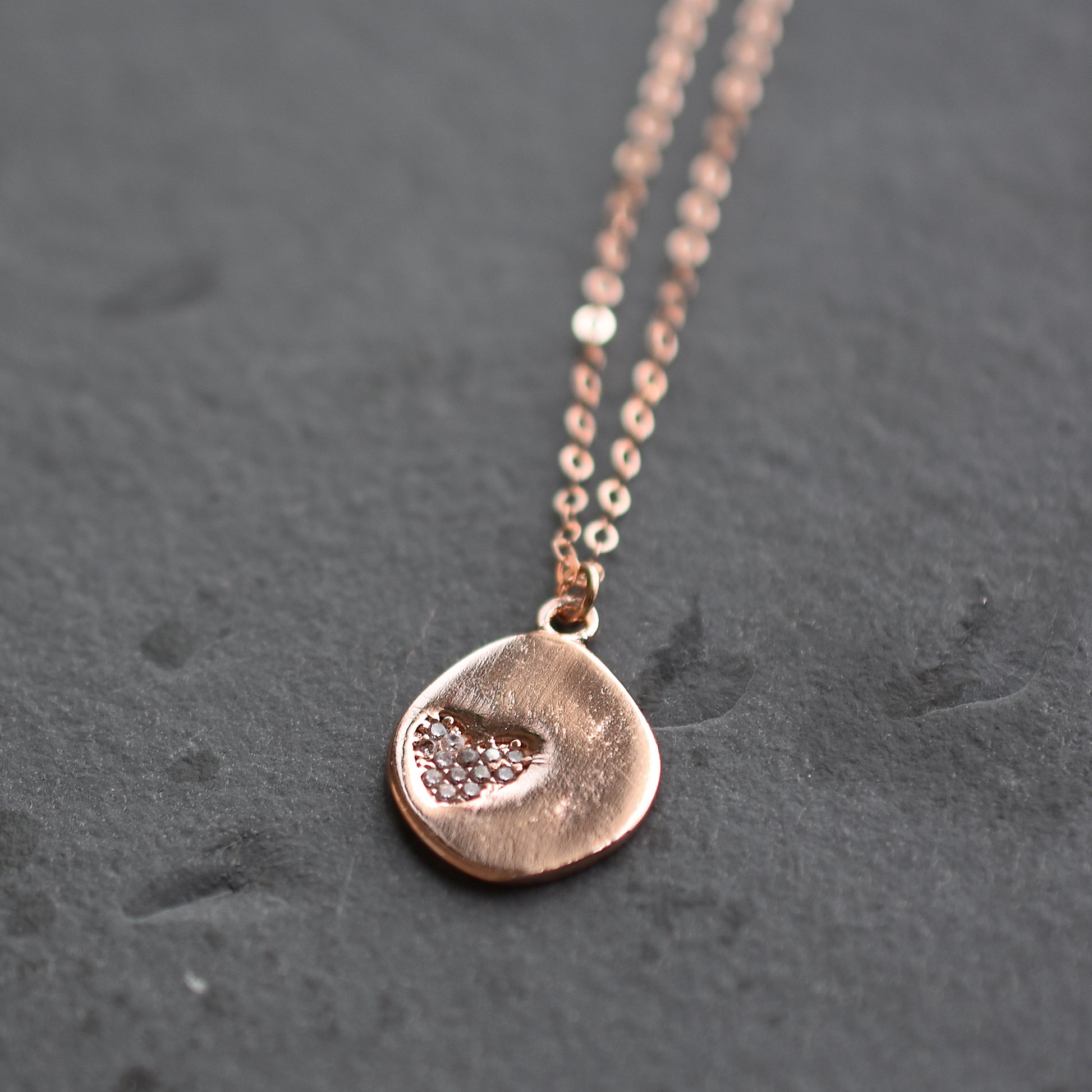 Long Rose Gold Layering Necklace